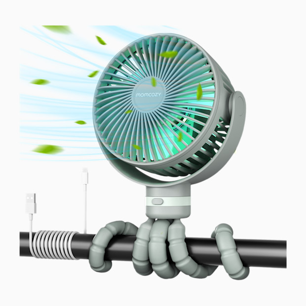 Momcozy USB Rechargeable Handheld Cooling Fan for Travel.