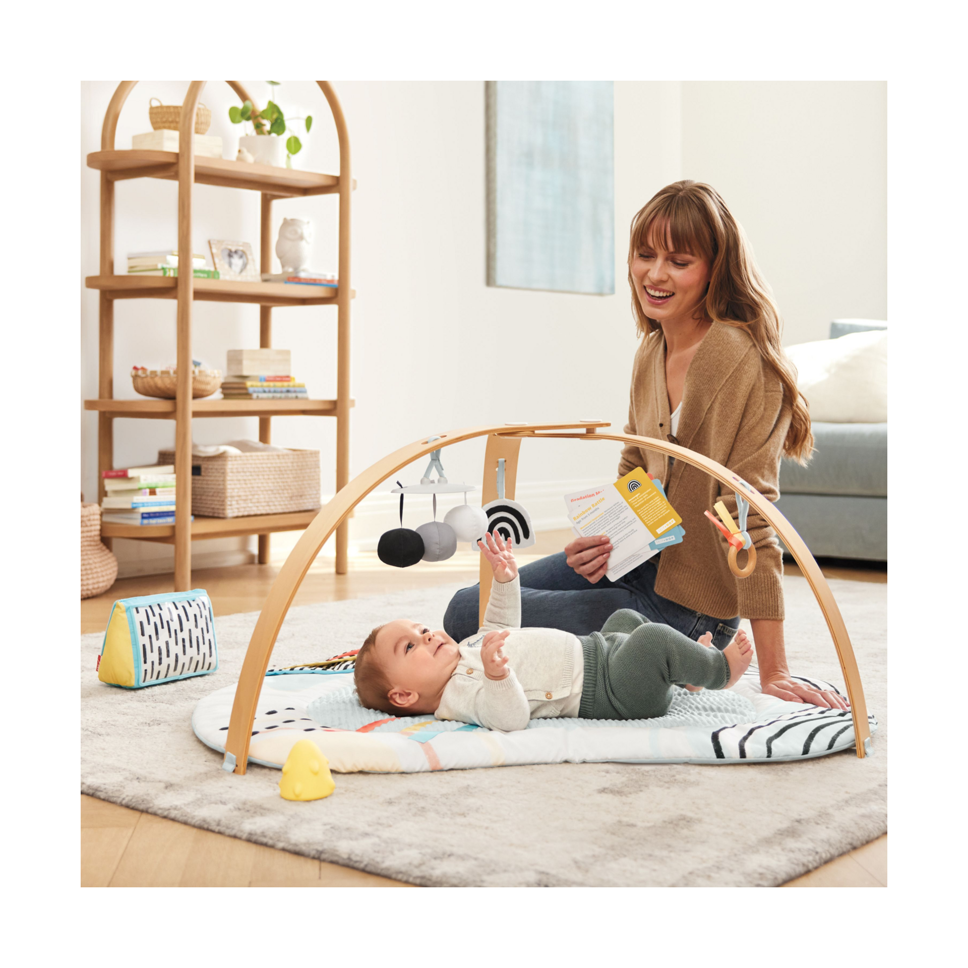 Skip Hop Discoverosity Montessori Gym and Stroller Toys Bundle.