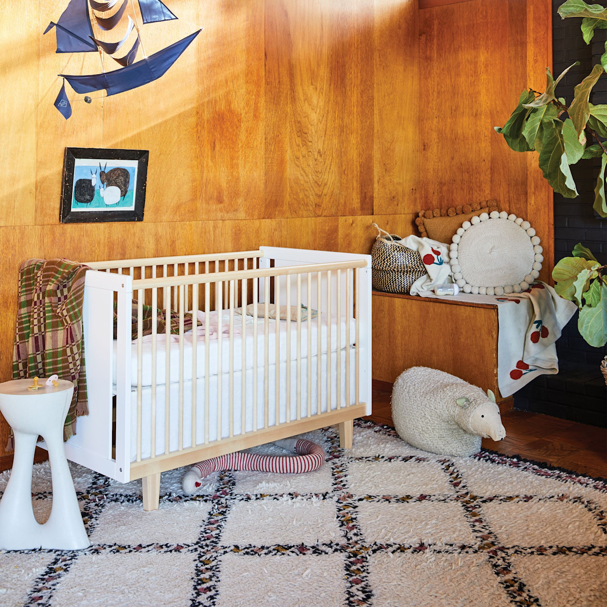 Oeuf Rhea Crib - Birch.