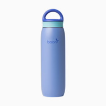 Boon Frosh Portable Breast Milk Chiller - Stainless Steel Breast Milk Cooler - Stainless Steel Portable Milk Storage Container - Blue - Keeps Breast Milk Cold for up to 17 Hours*