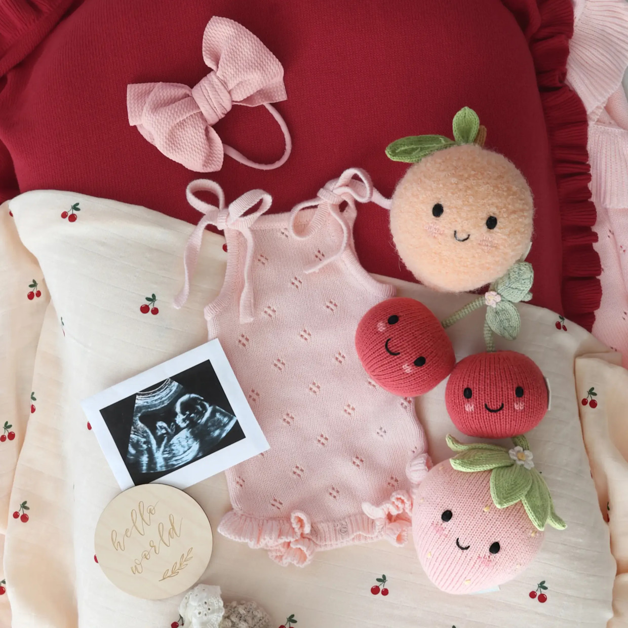 cuddle+kind Baby Fruit - Peach.