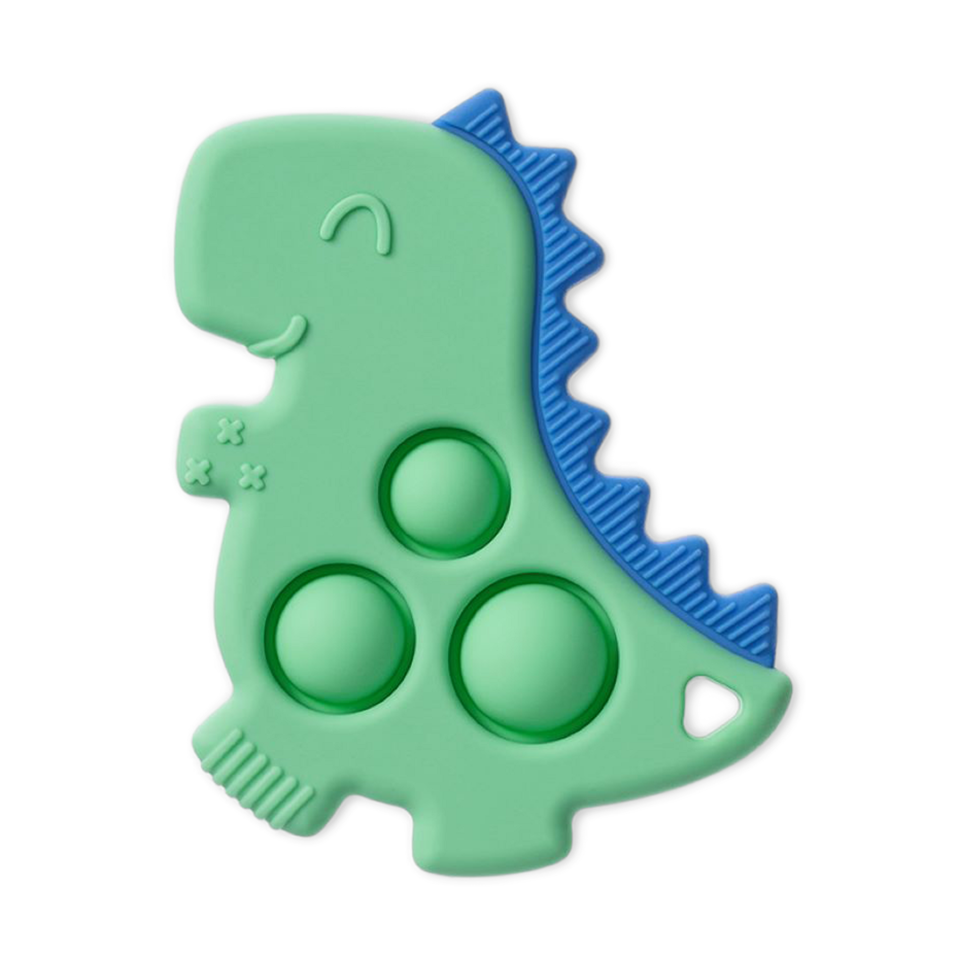Itzy Ritzy Silicone Teether with Sensory Popper.