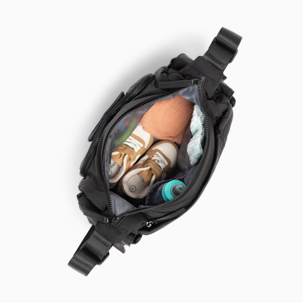 CALPAK Crossbody Diaper Bag - Black.