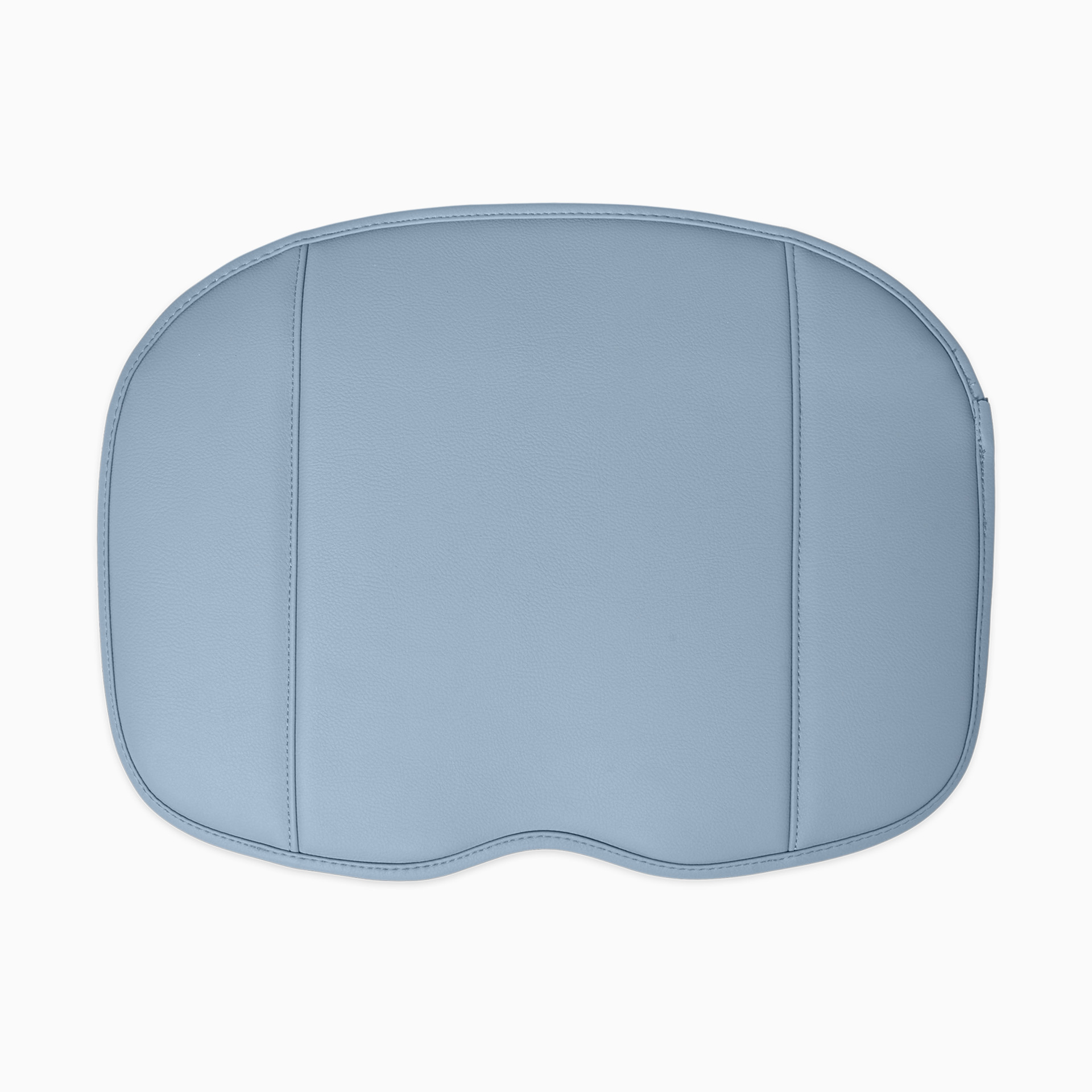 Swatch of a light blue colored seat cushion.