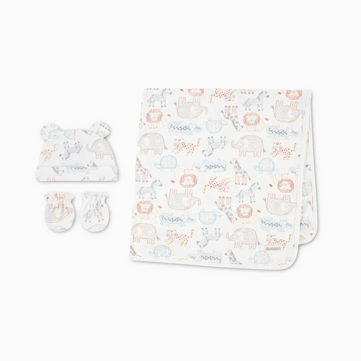 Huggies 3-Piece Receiving Blanket - Huggies Snow White.