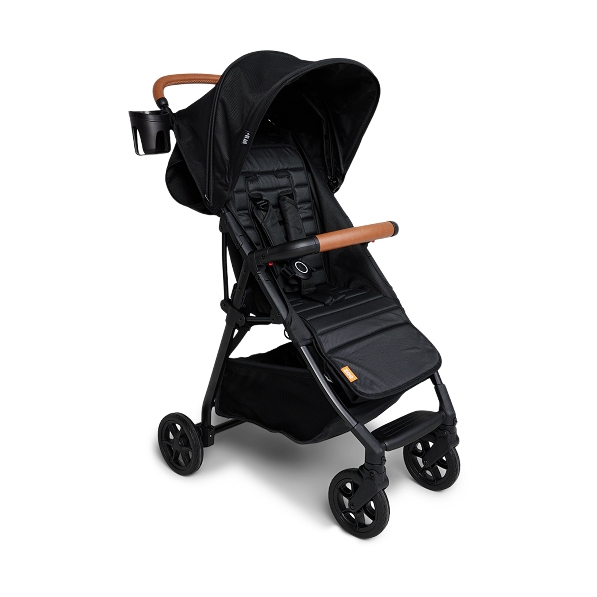 Zoe Stroller Seat Liner - Black.