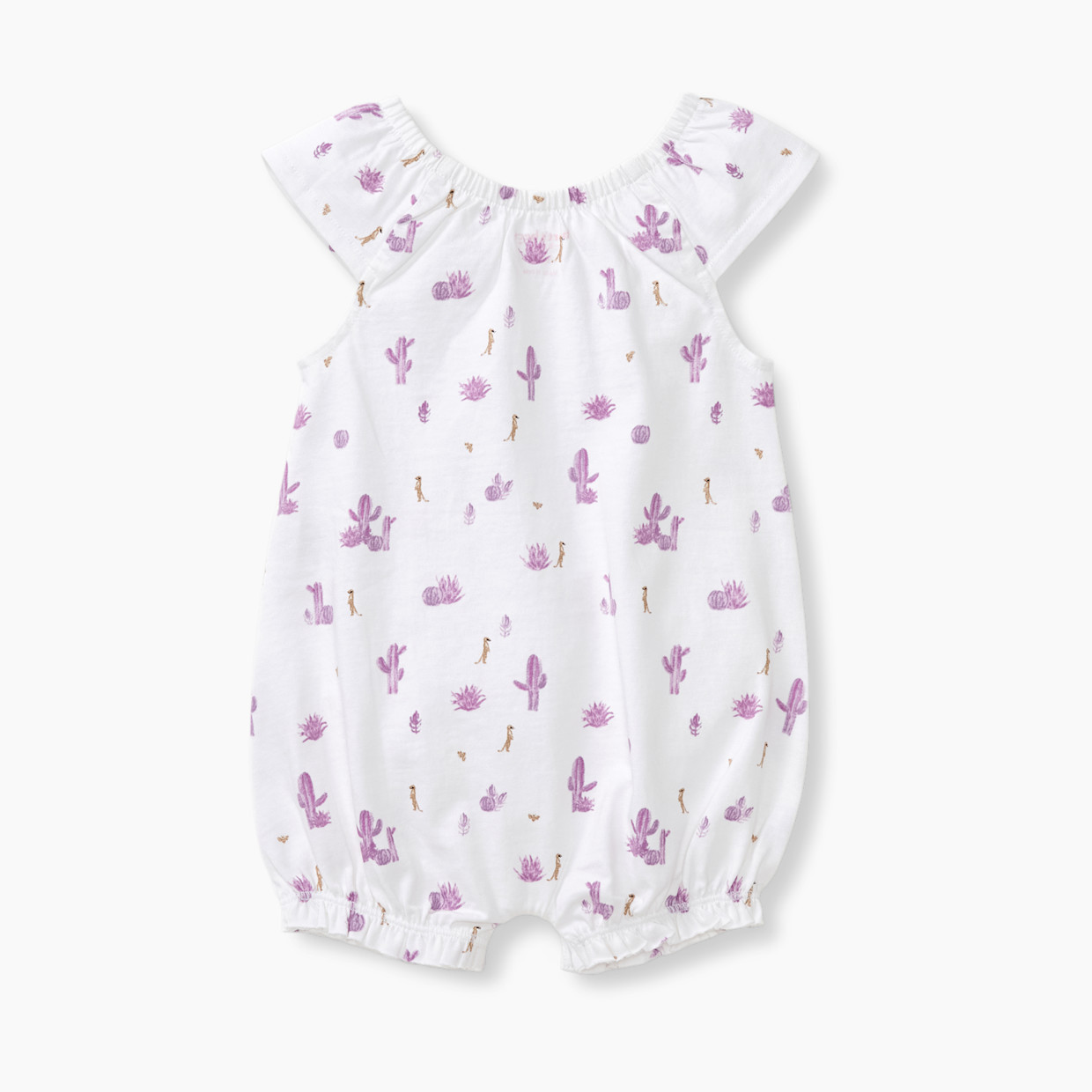 Burt's Bees Baby Organic Cotton Desert Life Bubble - Pink Desert Life, Newborn.