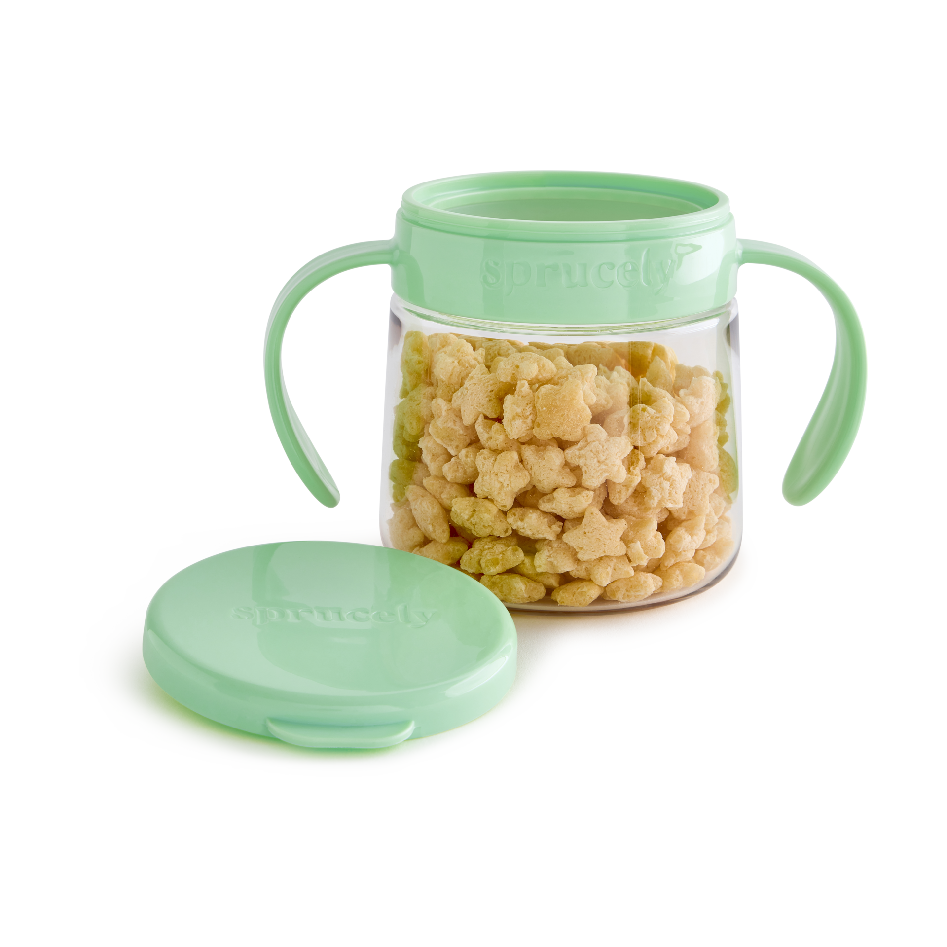 Sprucely Snack Cup (2 Pack) - Green/Sand.