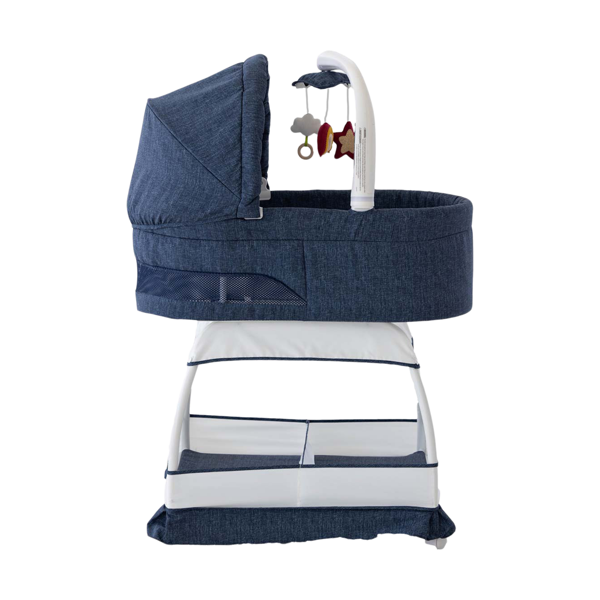 TruBliss Sweetli Nurture Bassinet - Denim Melange.