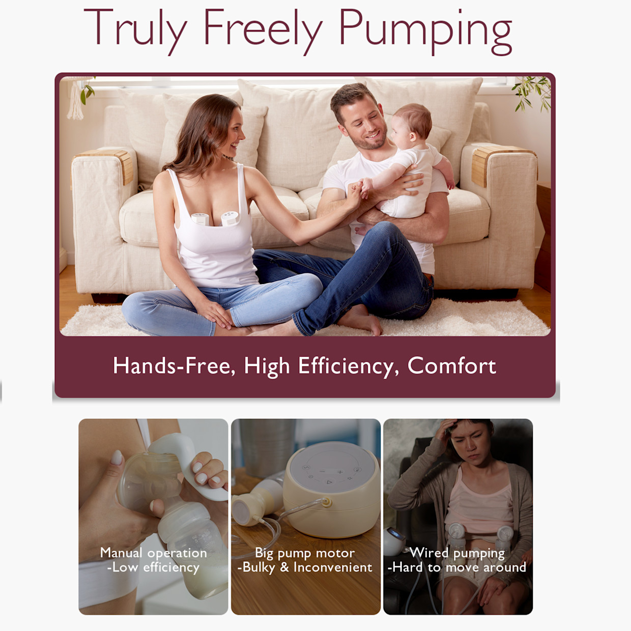 Momcozy Double S12 Pro Wearable Electric Breast Pump - Double.