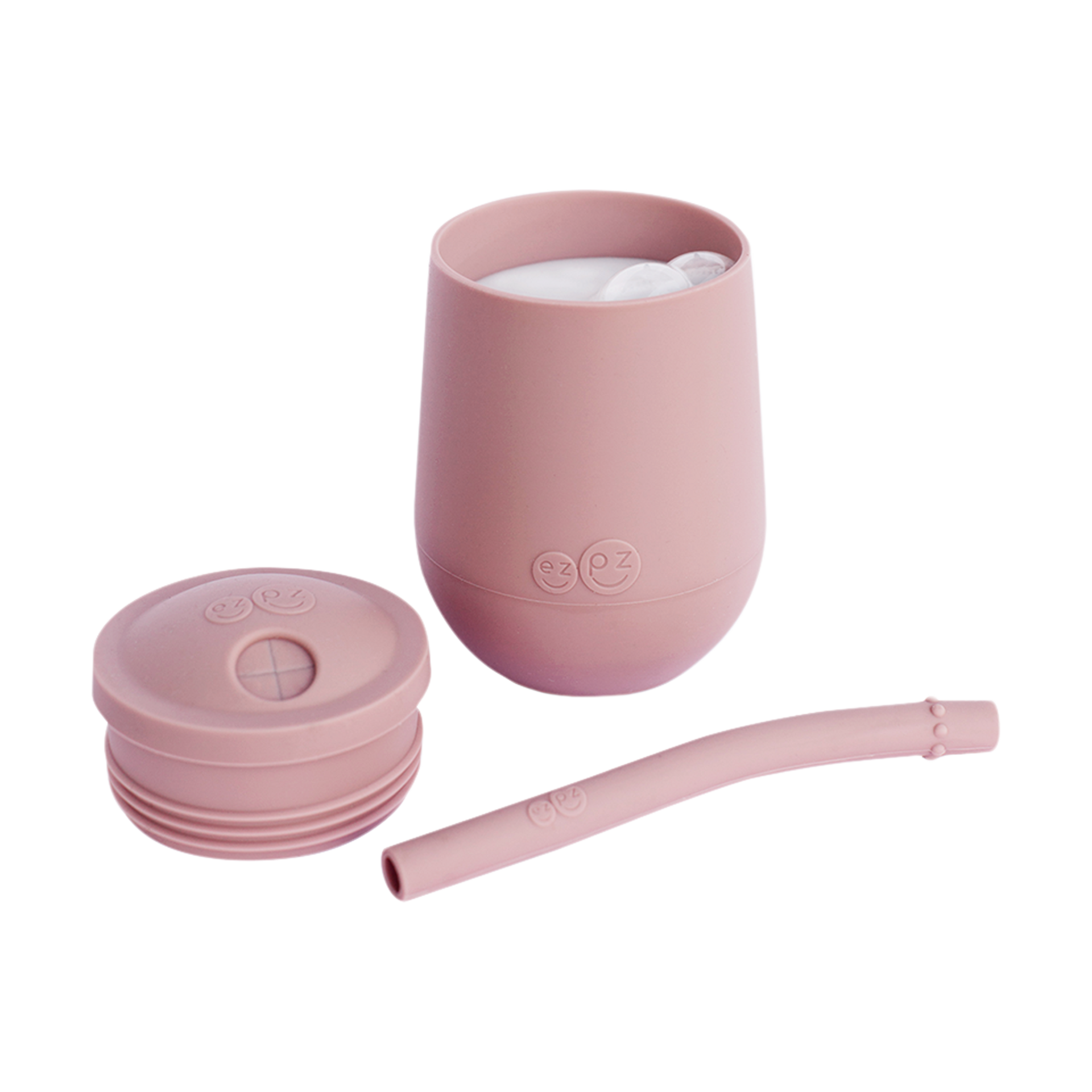 ezpz Mini Cup + Straw - Blush.