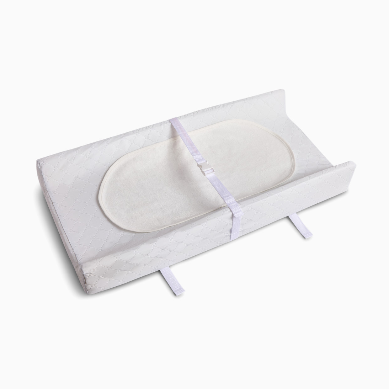 Sprucely 2-Sided Waterproof Changing Pad + Reusable Liner - White.