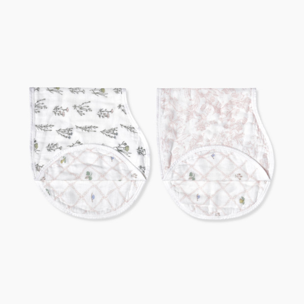 Aden + Anais Silky Soft Burpy Bibs (2 Pack) - French Floral.