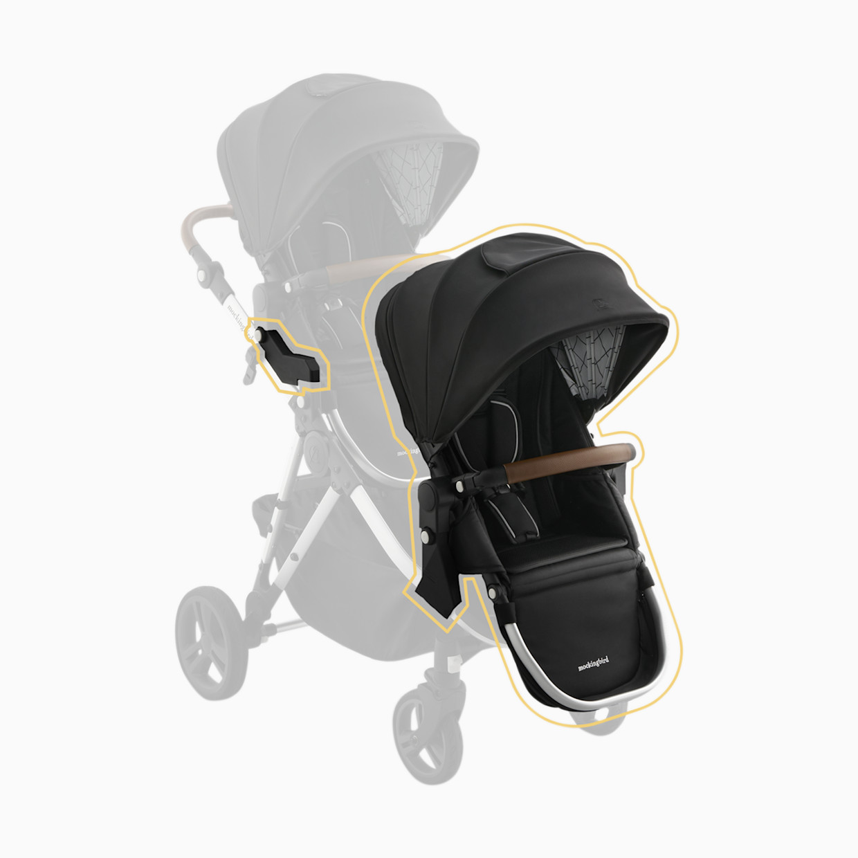 Mockingbird 2nd Seat Kit 3.0 - Black Windowpane.