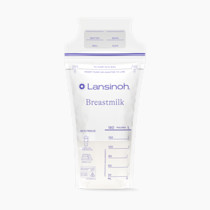 Lansinoh Breastmilk Storage Bags, 100 Count, Baby Essentials, Fast Freeze & Thaw Breast Milk Bags for Baby Bottle Feeding, Superior Strength & Stretch, 6 Ounce