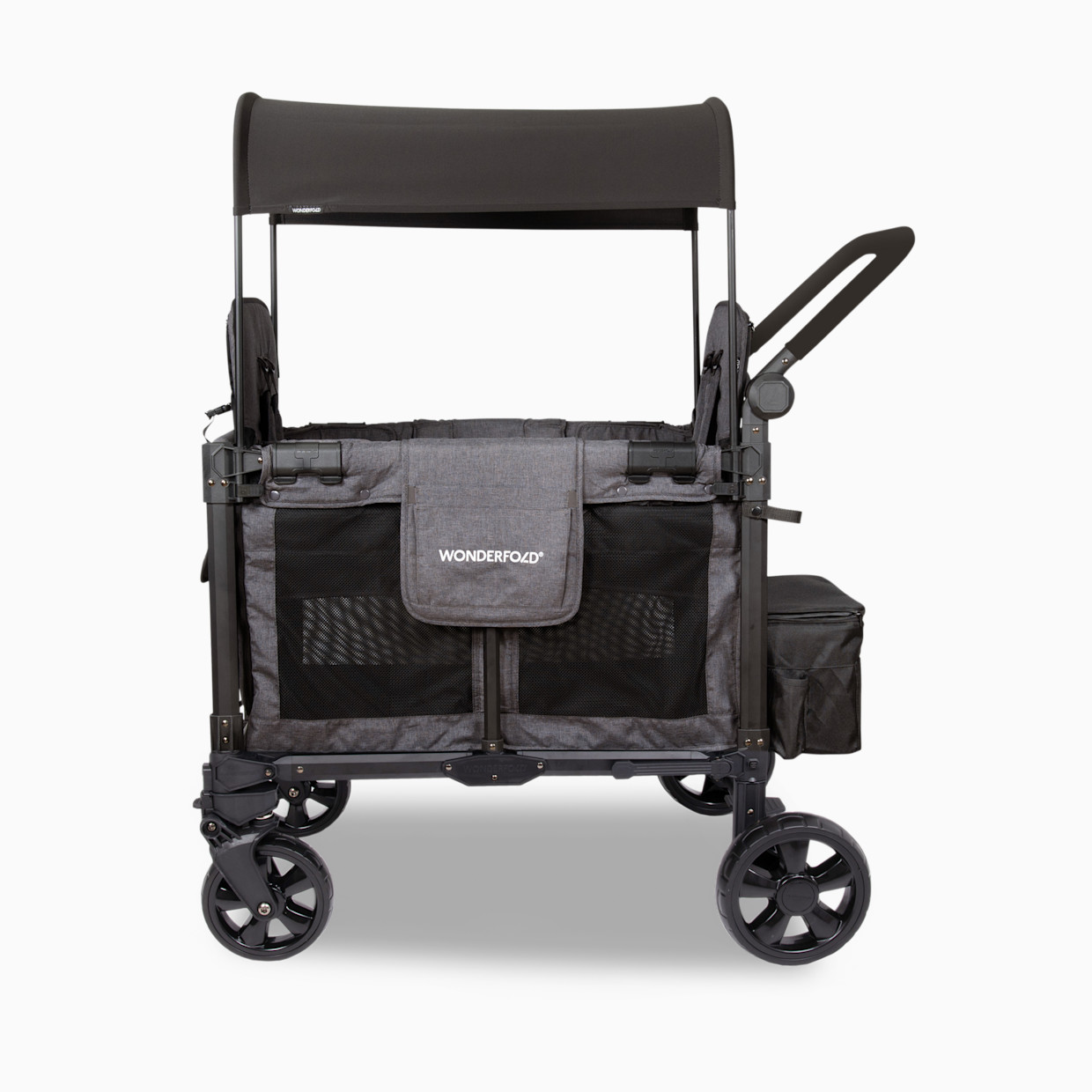 WonderFold Wagon W2 Elite Pro Stroller Wagon - Charcoal Gray.