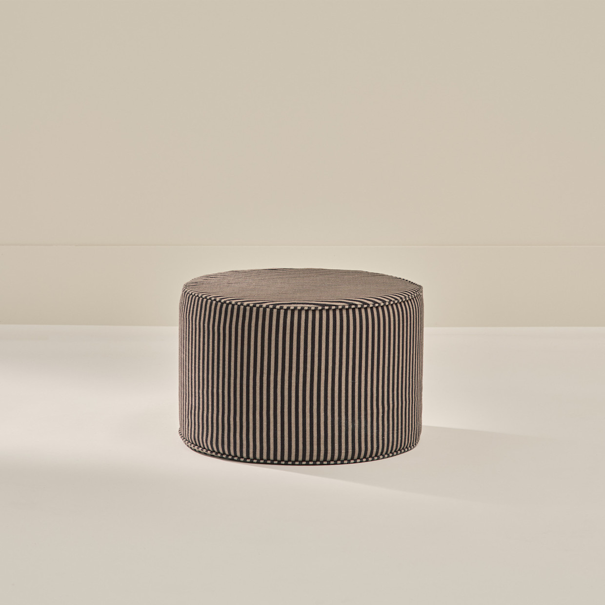 House of Noa Ottoman - Finley Taupe & Sable, Small.