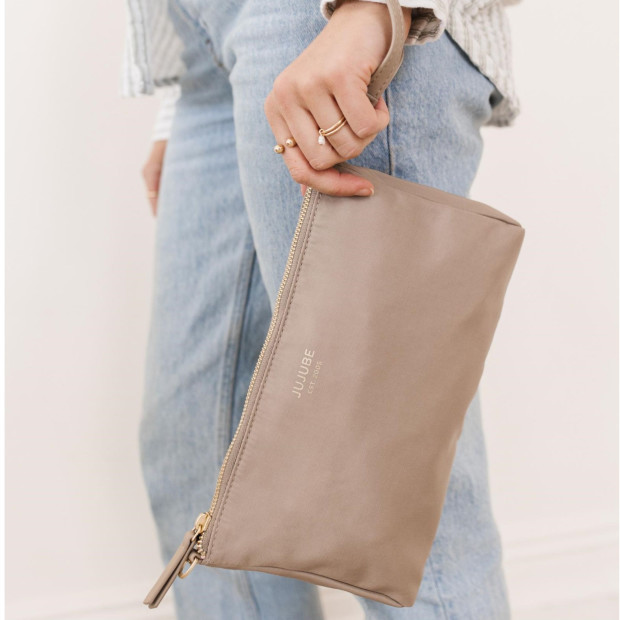 JUJUBE The 3-Piece Pouch Set - Taupe.