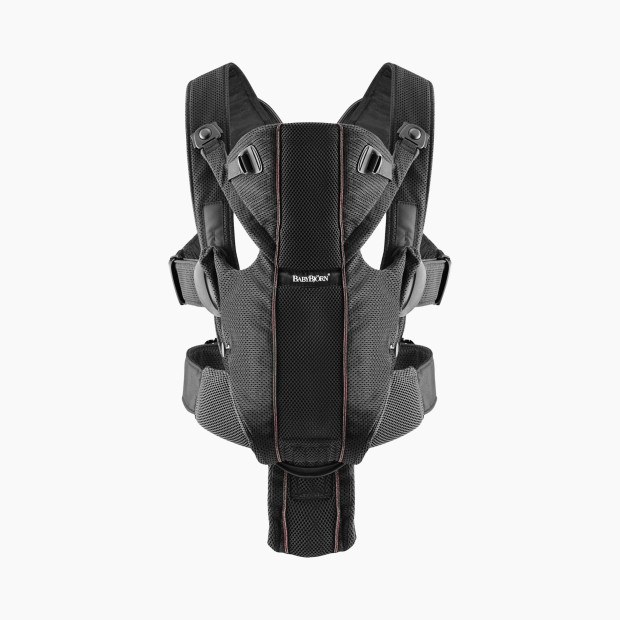 Babybjörn Miracle Baby Carrier - Black Mesh.