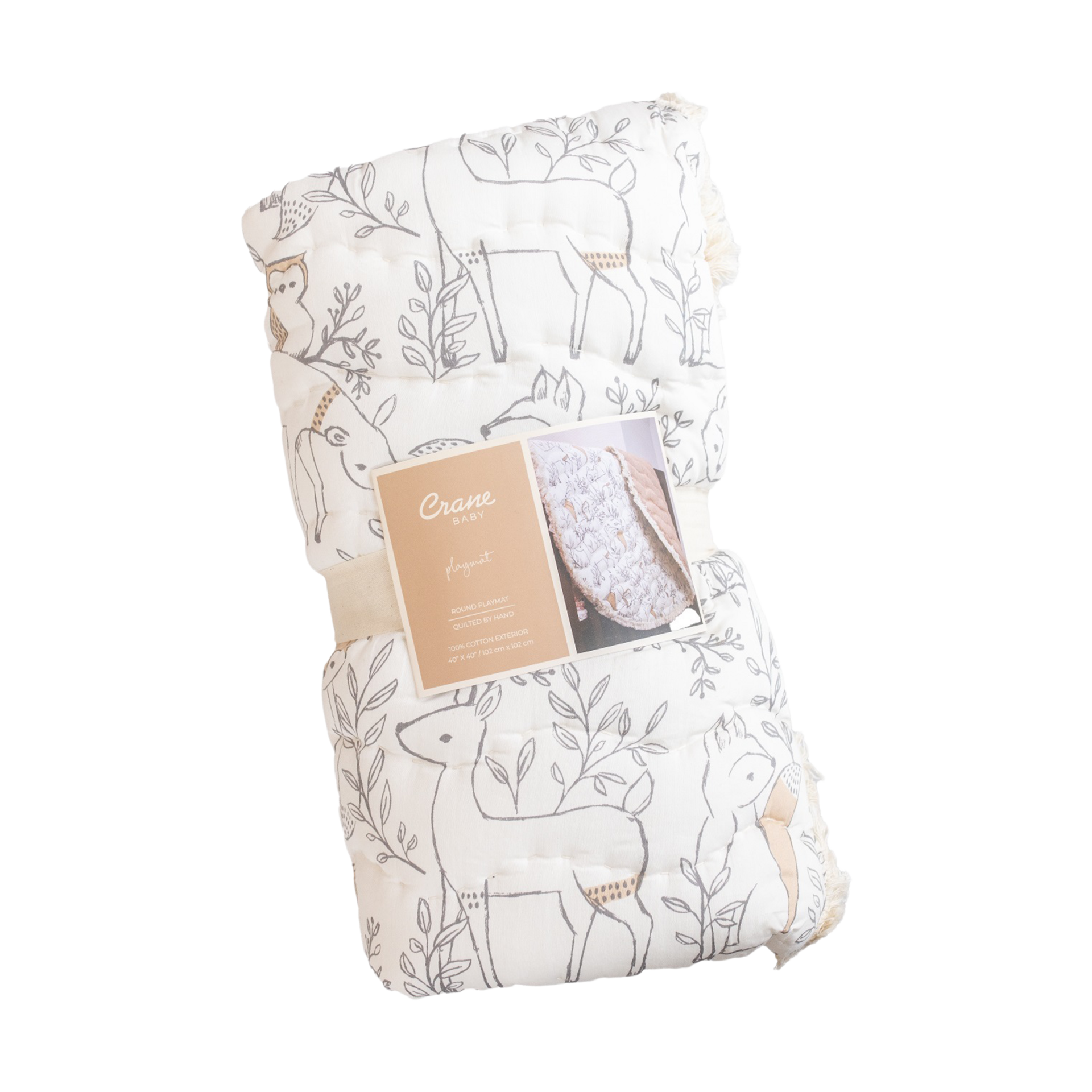 Crane Baby Cotton Quilted Playmat Ezra Babylist Shop