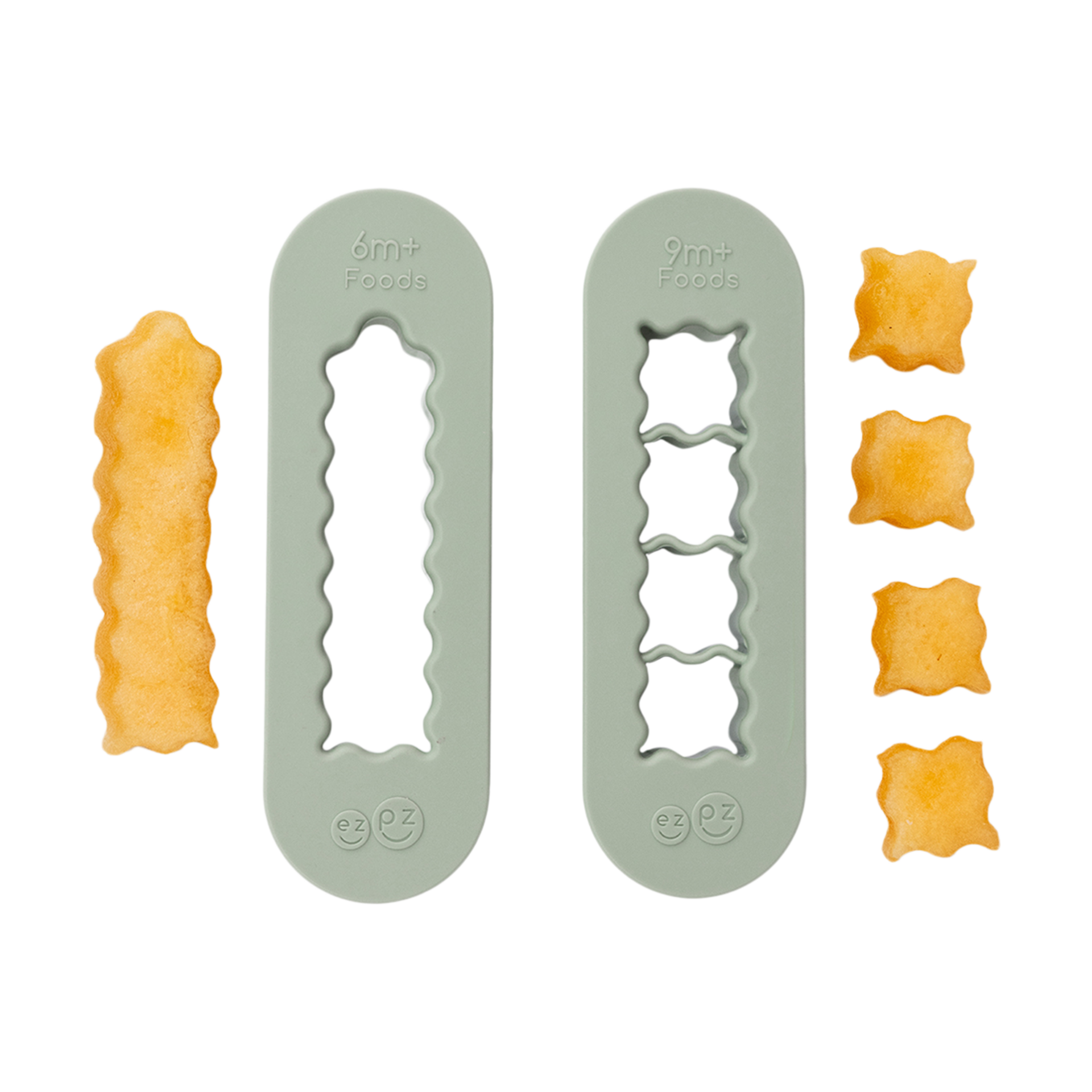 ezpz Baby-Led Weaning Food Cutters - Sage.