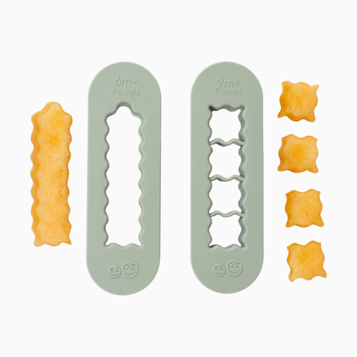 ezpz Baby-Led Weaning Food Cutters - Sage.