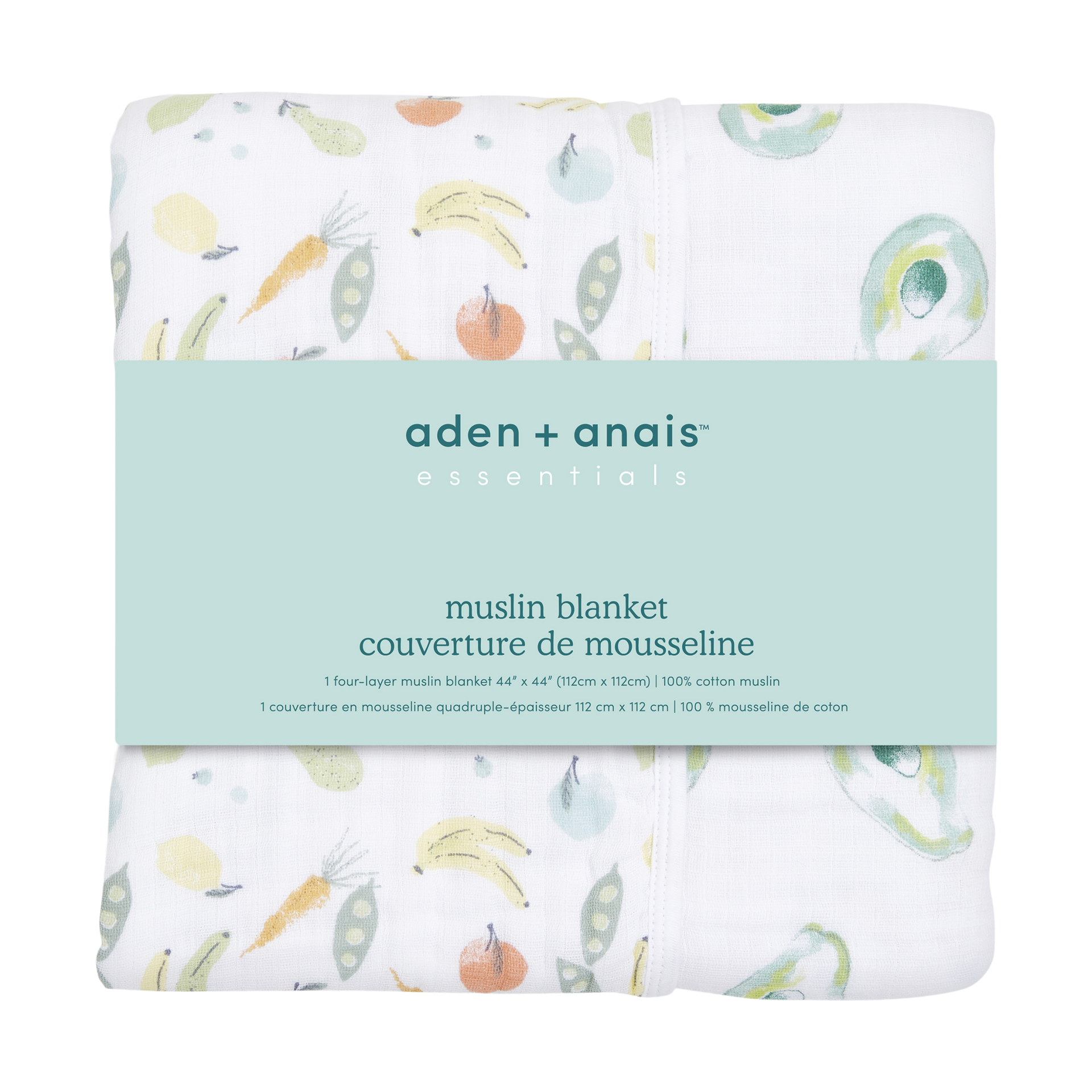 Aden + Anais Essentials Cotton Muslin Dream Blanket Farm To Table