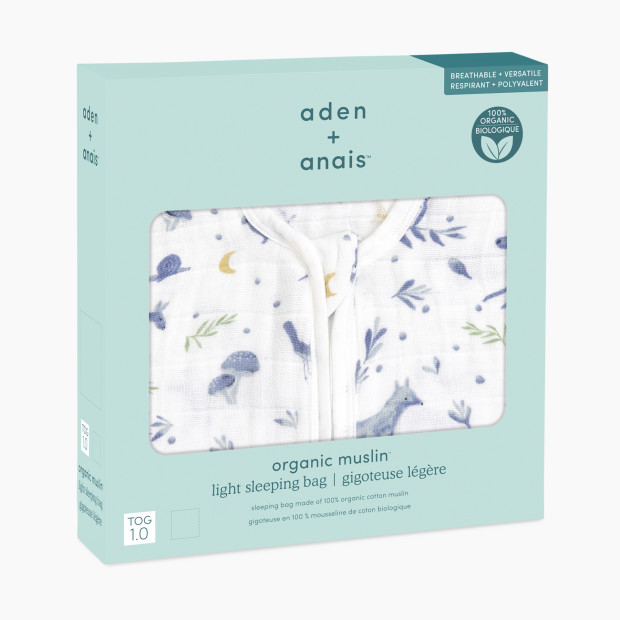 Aden + Anais Organic Muslin Sleeping Bag - Outdoors, 0-6 Months.
