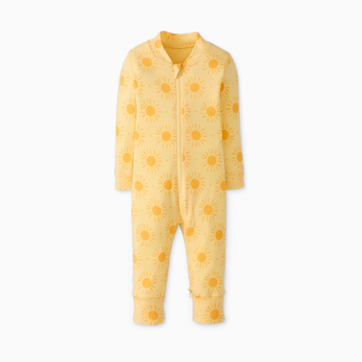 Hanna Andersson Baby 2-Way Zip Sleeper in HannaSoft - Sunny Days, Newborn.