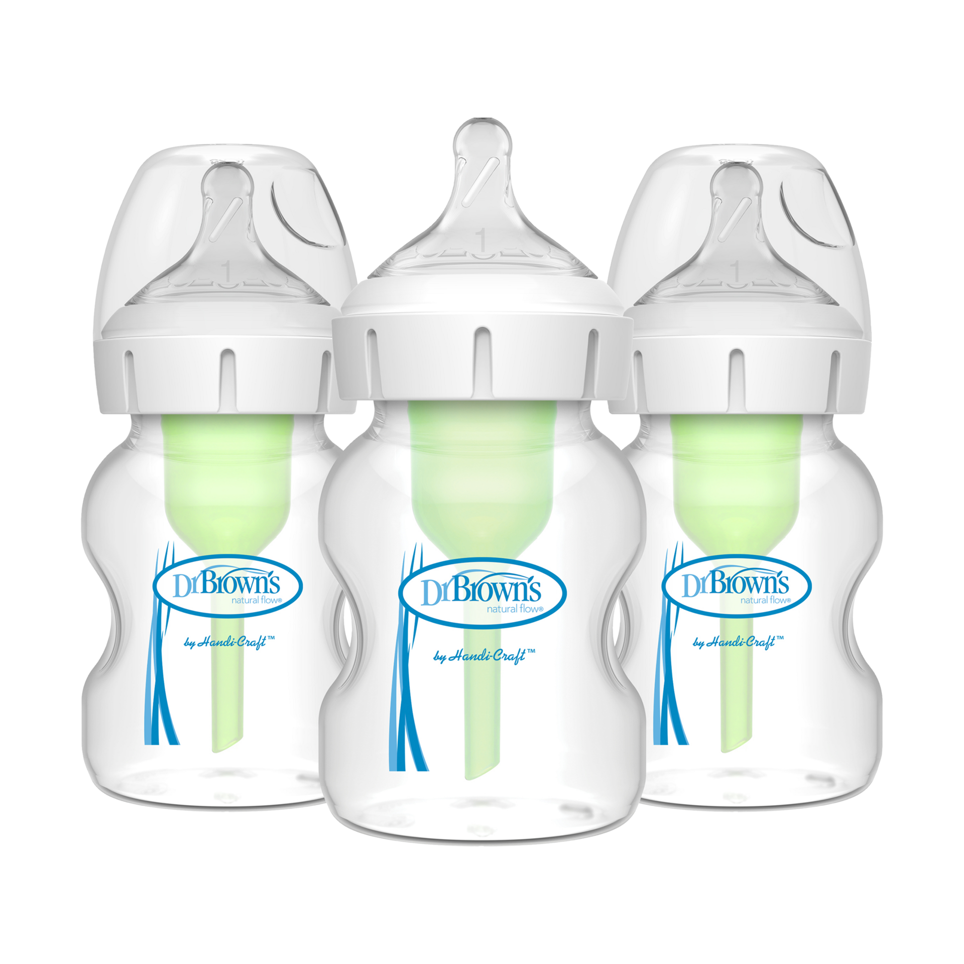 Dr. Brown's Anti-colic Options+ Wide-Neck Baby Bottle.