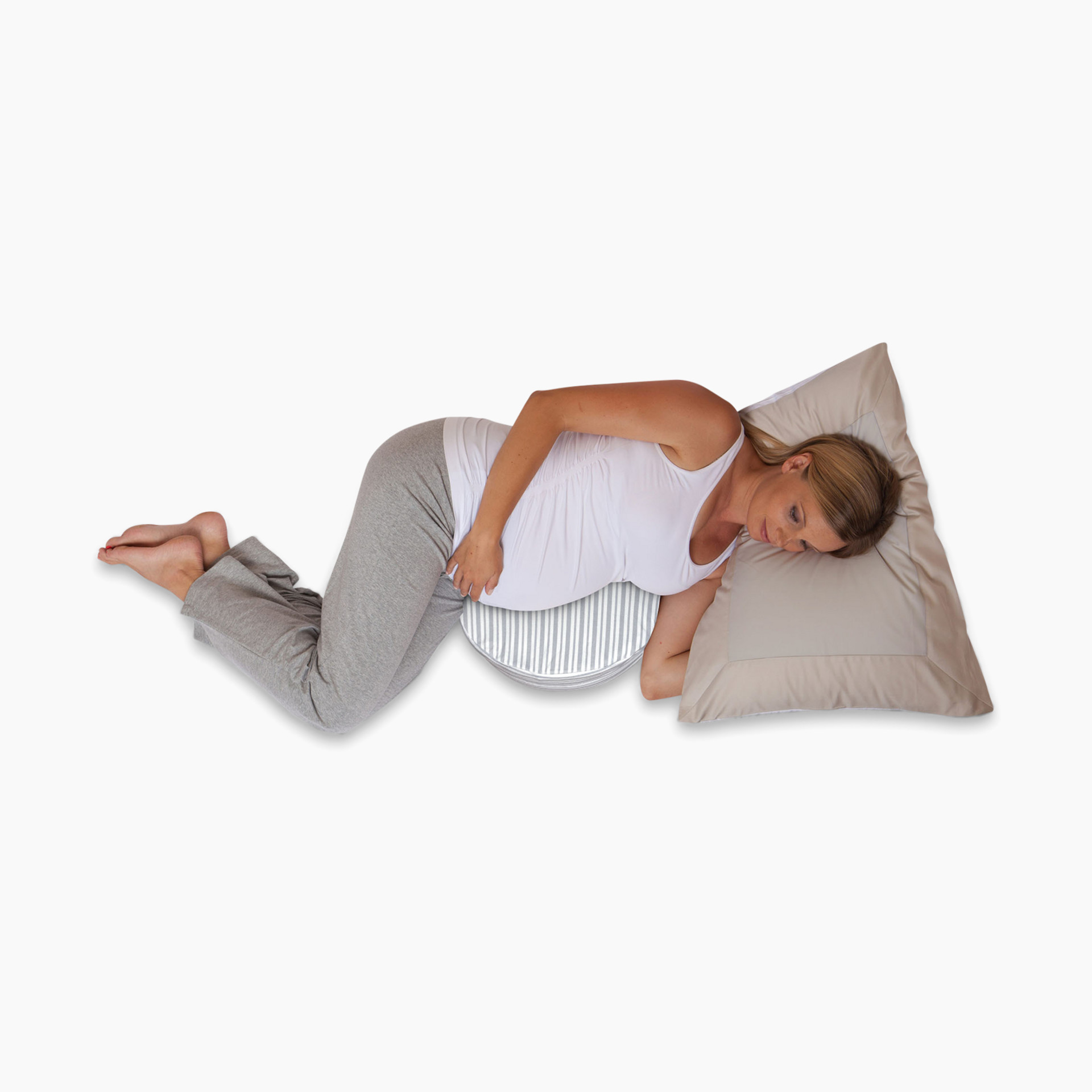 Momcozy F-shaped Pregnancy Pillow Offers Optimal Sleep Support for