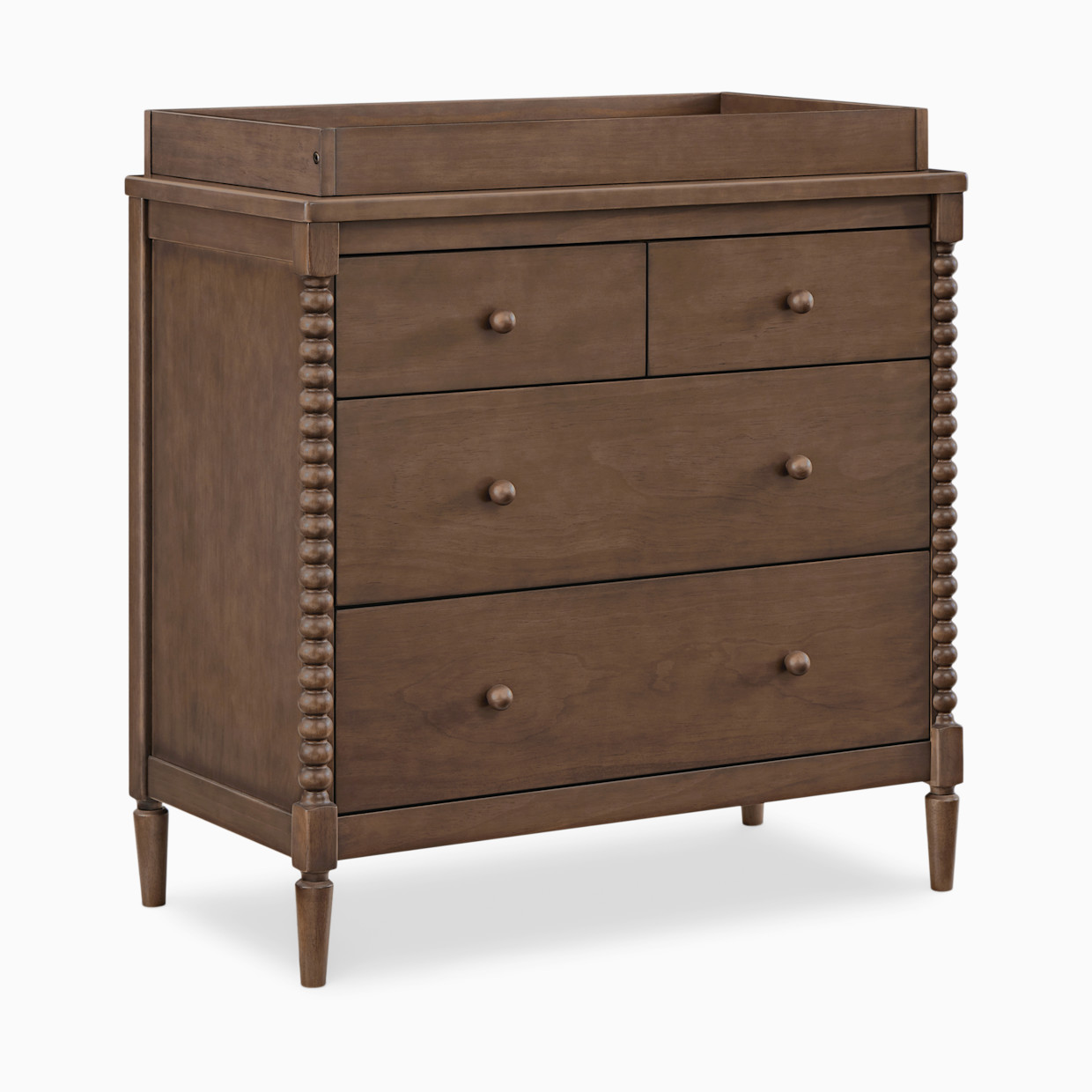 Delta Children Saint 4 Drawer Dresser with Changing Top - Teak Brown.