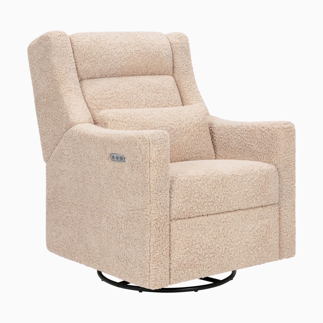 babyletto Kiwi Plus Power Recliner and Swivel Glider - Chai Shearling.