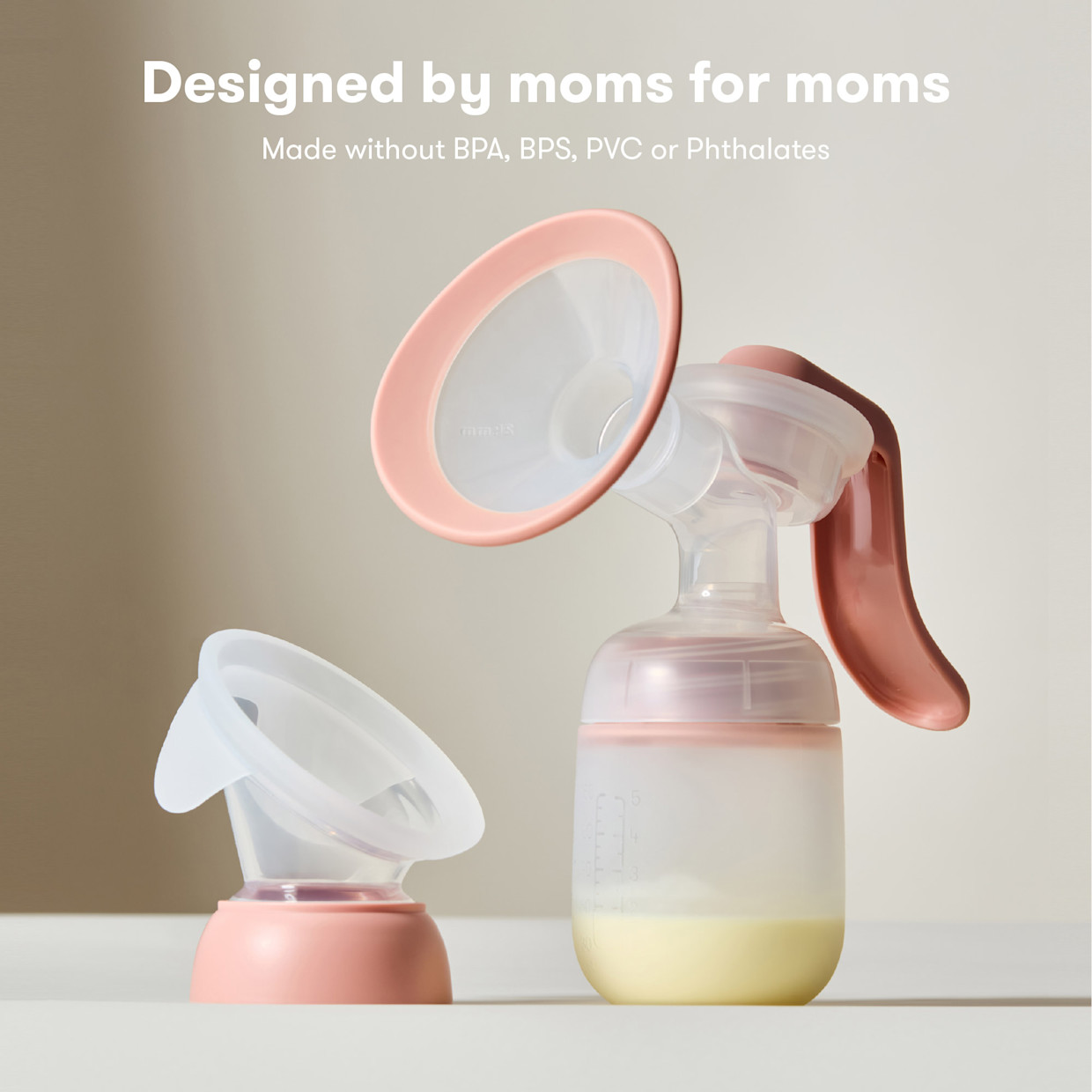Frida Mom 2-in-1 Manual Breast Pump - White.