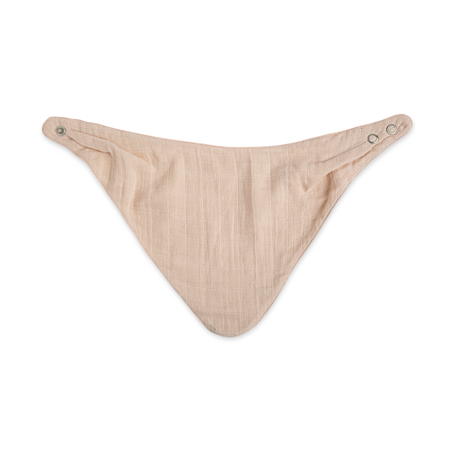 Crane Baby Cotton 4 Layer Muslin Bib Set (3 Pack) - Rose.