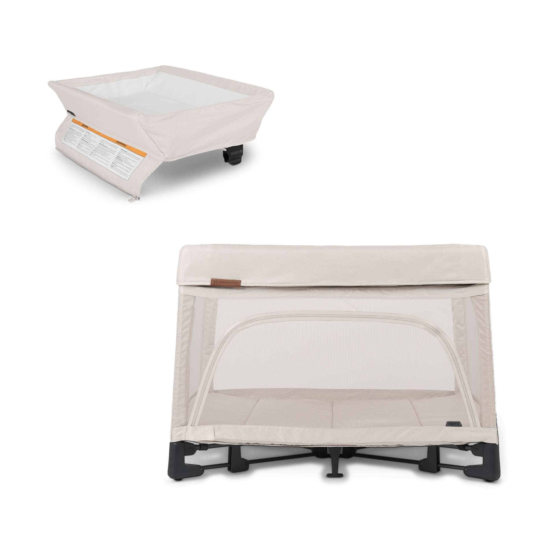 UPPAbaby Remi Travel Crib with Care Station.