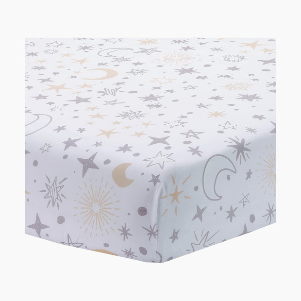 Lambs & Ivy Cotton Fitted Crib Sheet - Goodnight Moon.