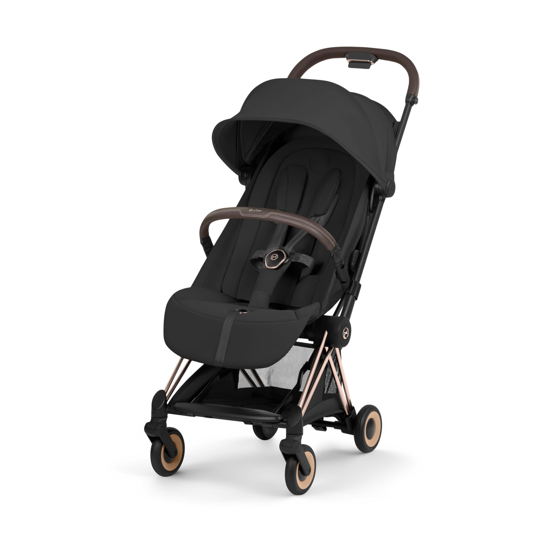 Cybex COYA Stroller Bumper Bar - Dark Brown.