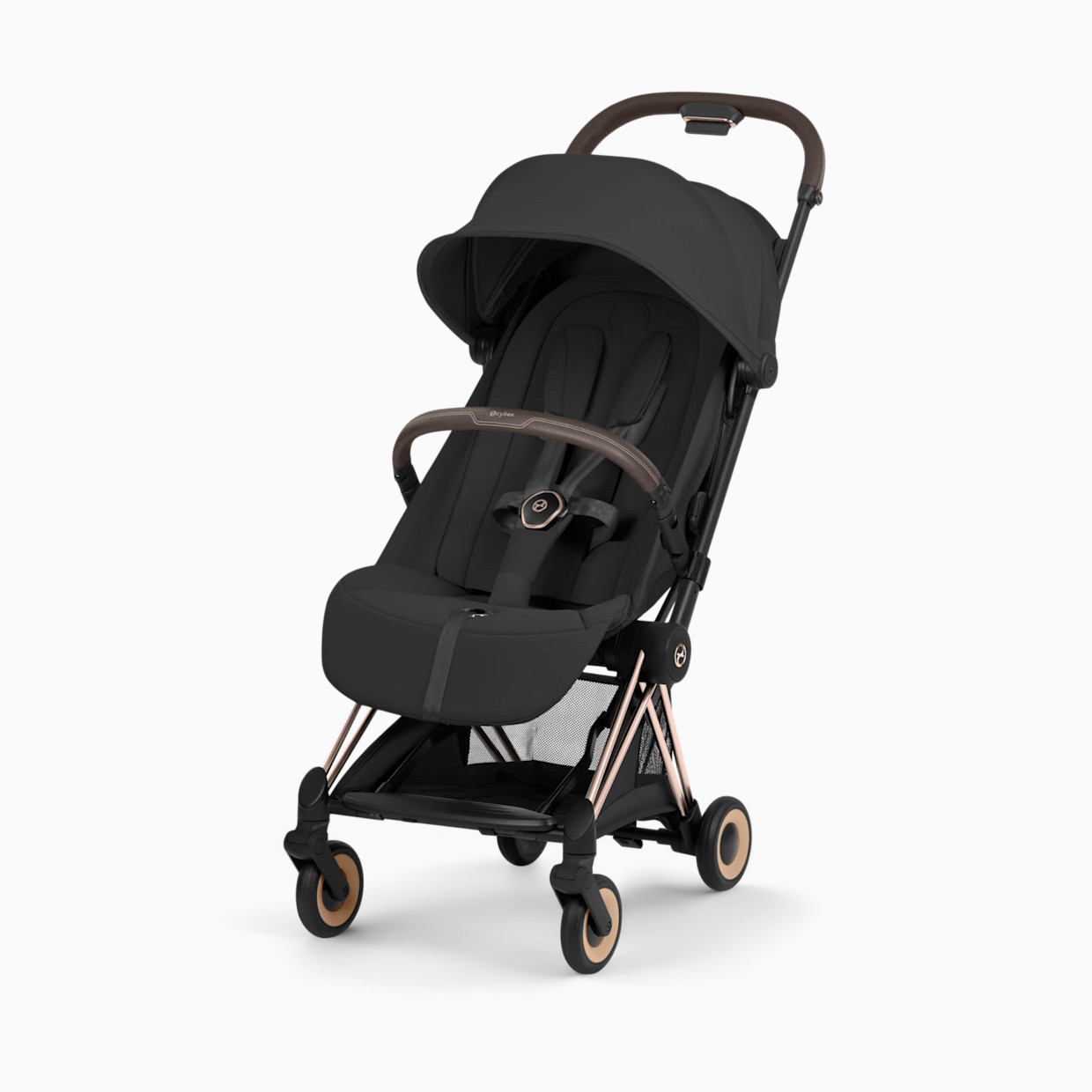 Cybex COYA Stroller Bumper Bar - Dark Brown.