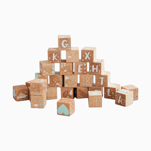 Wonder & Wise Keepsake Etched Baby Blocks.