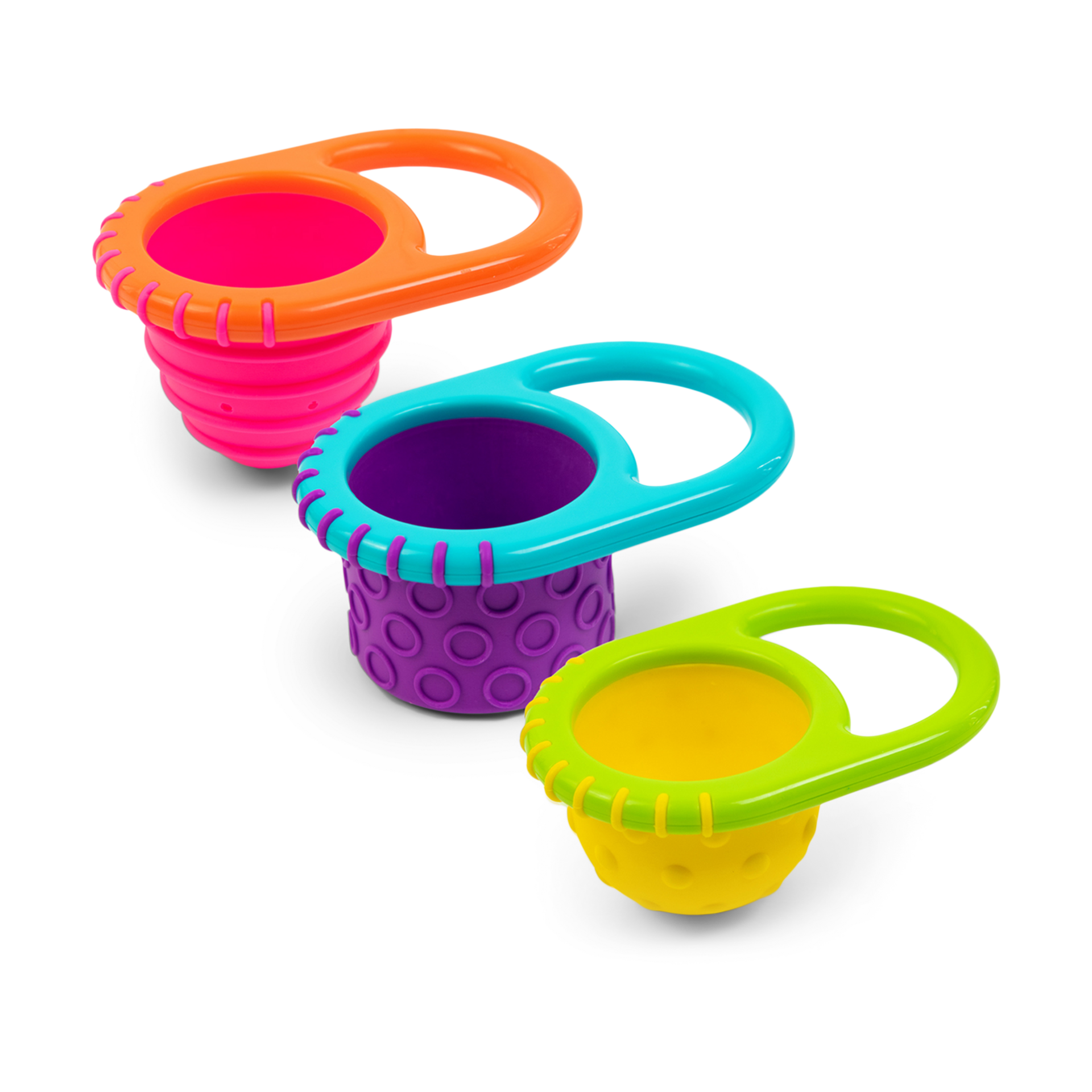 Sassy Waterfall, Funnel, & Fill Cups Bath Toy Gift Set (5 piece).