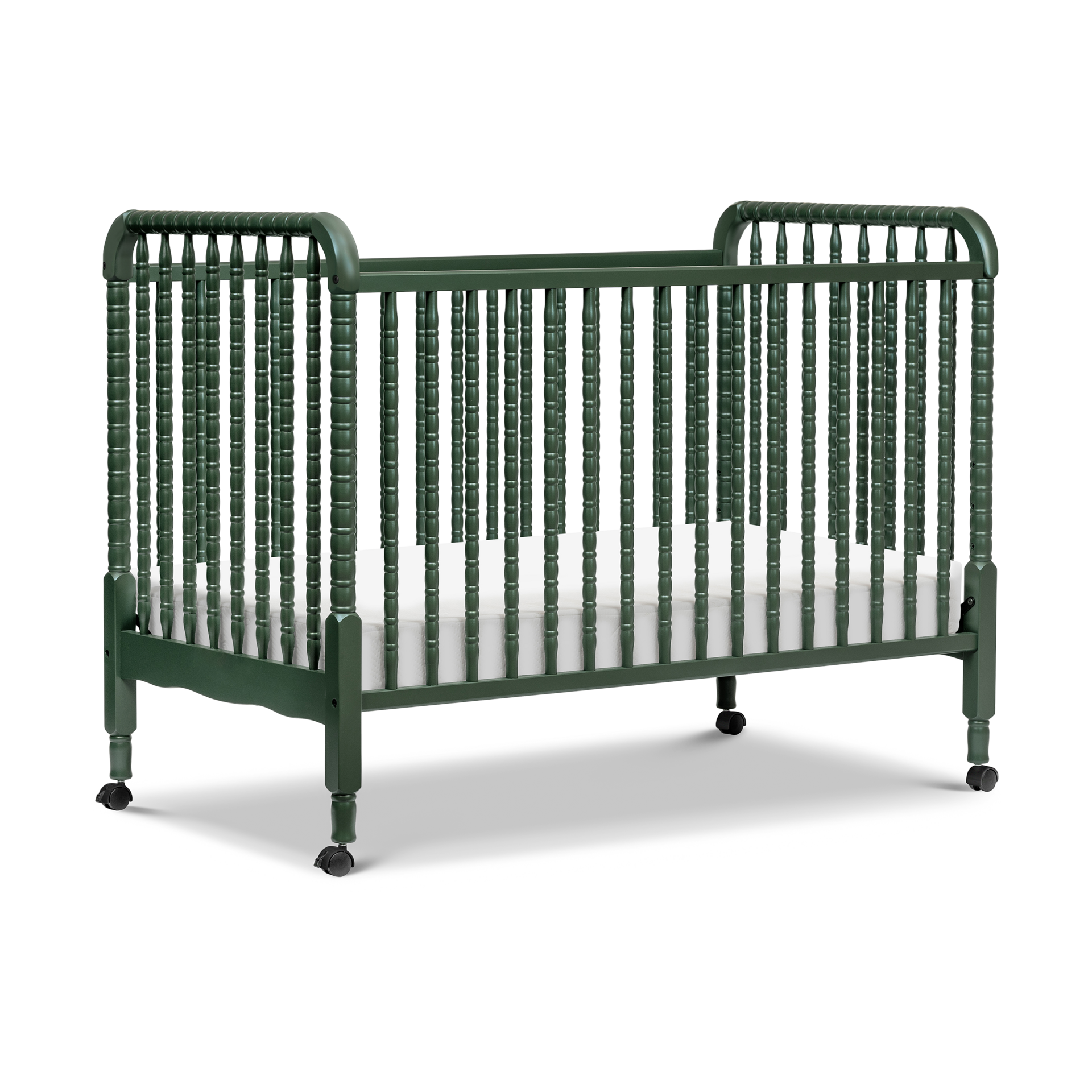 daVinci Jenny Lind 3-in-1 Convertible Crib - Forest Green.