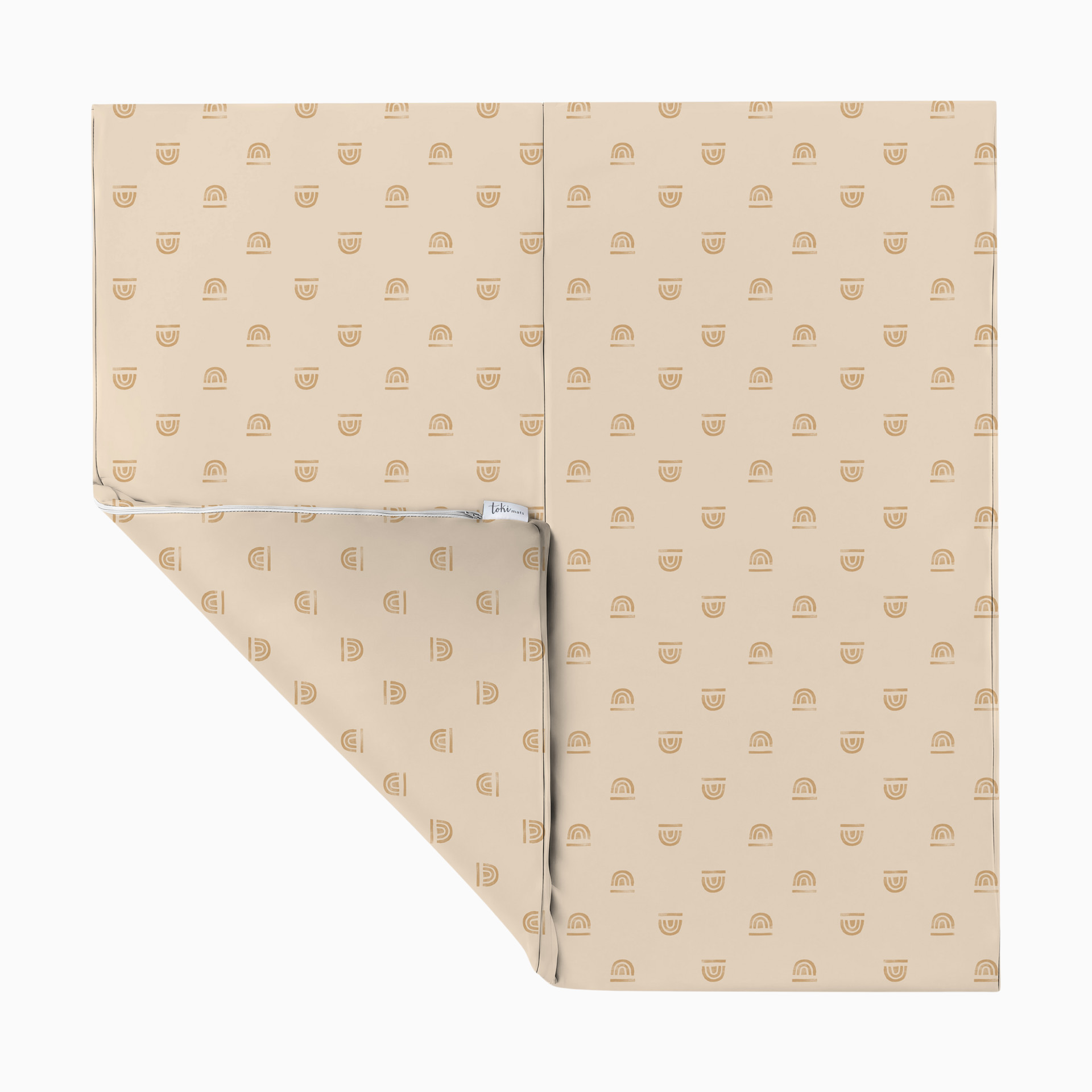 Toki Kids Mega Vegan Leather Padded Play Mat - Mudcloth | Babylist