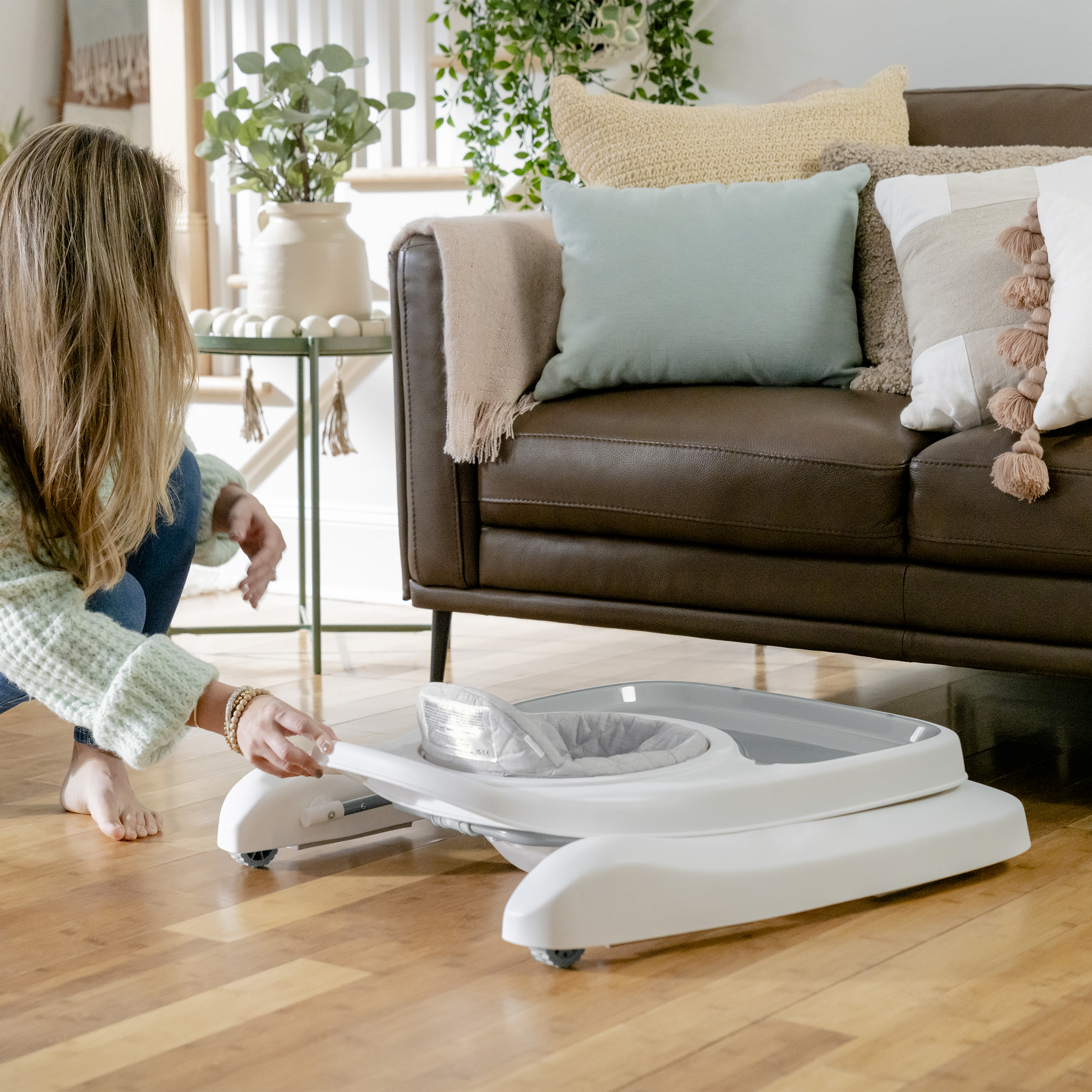 Ingenuity Step & Sprout 3-in-1 Baby Activity Walker - First Forest.