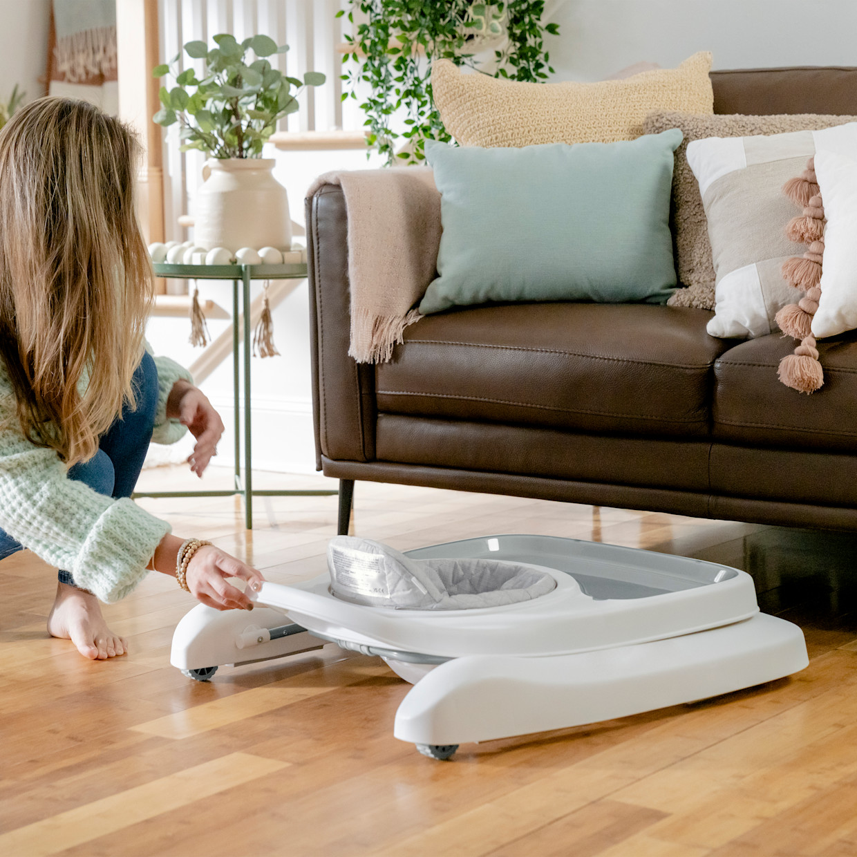 Ingenuity Step & Sprout 3-in-1 Baby Activity Walker - First Forest.