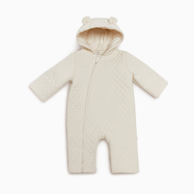 Tiny Kind Quilted Bunting Suit - Birch, 0-3 M.