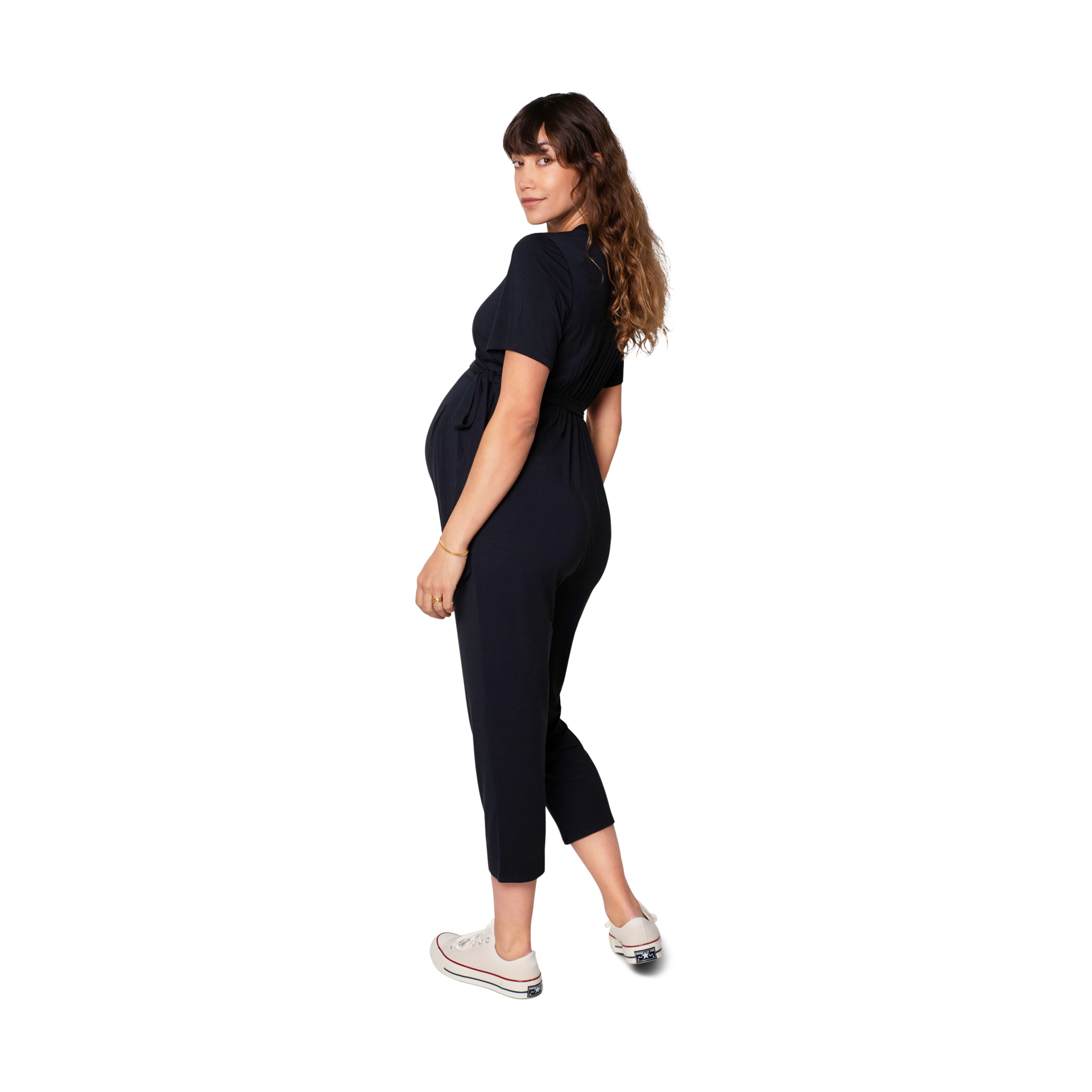 Ingrid and Isabel Everywhere Short Sleeve Jumpsuit.