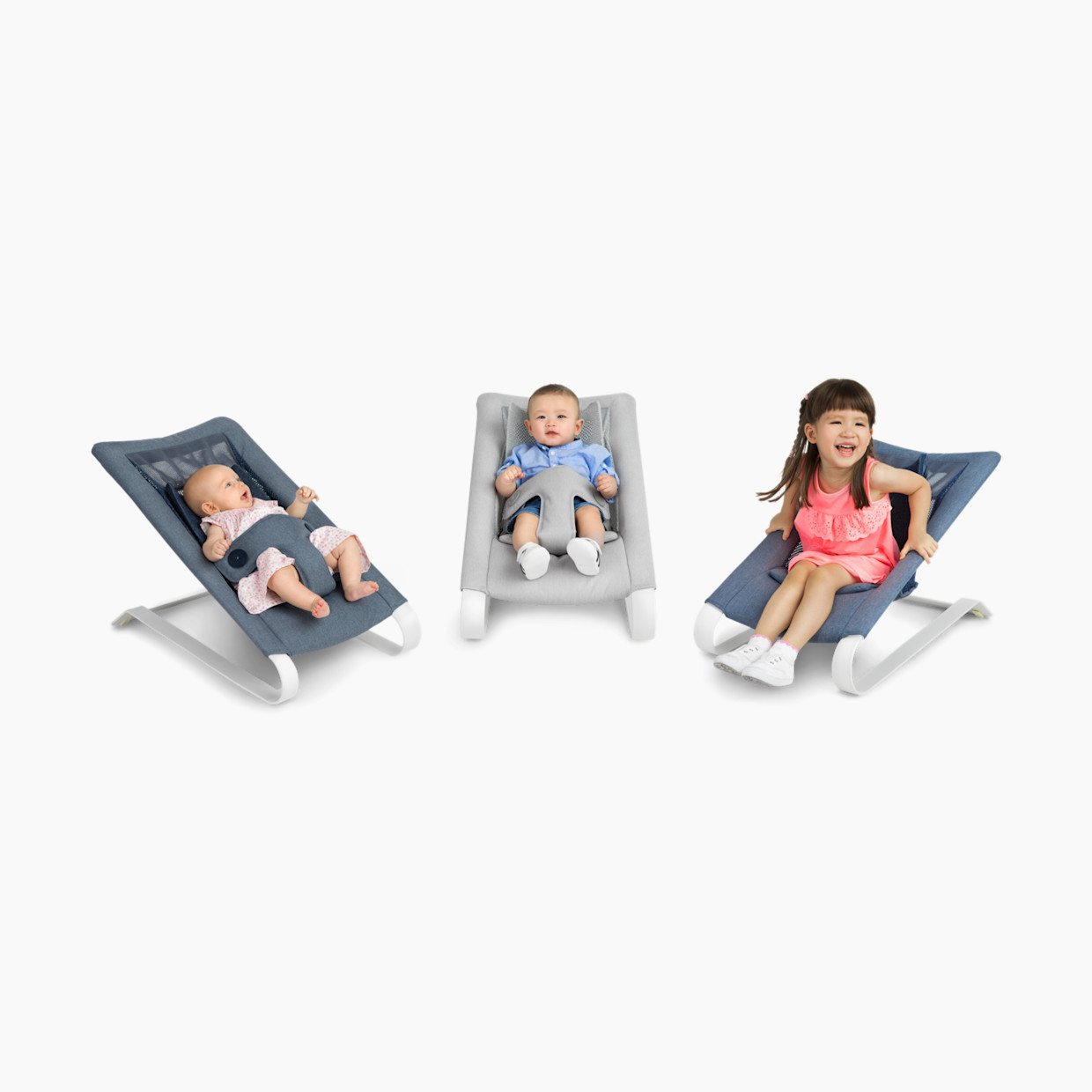 Bombol Bamboo 3DKnit Bouncer - Pebble Grey.