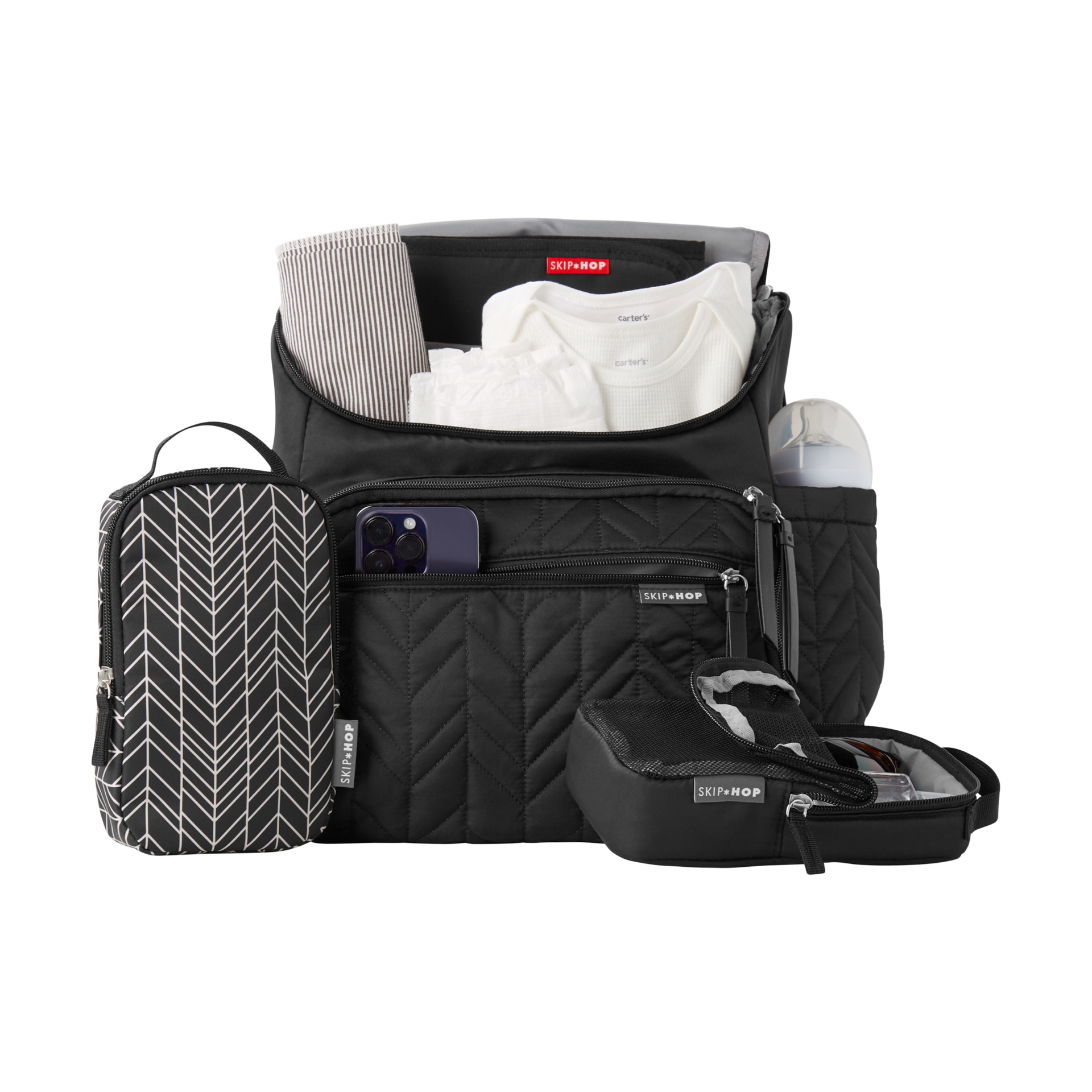 Skip Hop Forma Diaper Backpack - Jet Black.