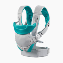 Infantino Flip 4-in-1 Light & Airy Convertible Baby Carrier, Adjustable, Ergonomic Babywearing, Registry Essential, Baby Carrier for Newborn to Toddler